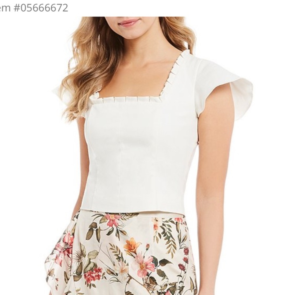 ANTONIO MELANI Claire blouse: Ivory